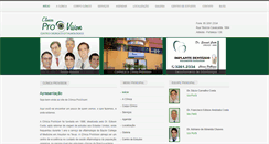 Desktop Screenshot of clinicaprovision.com.br